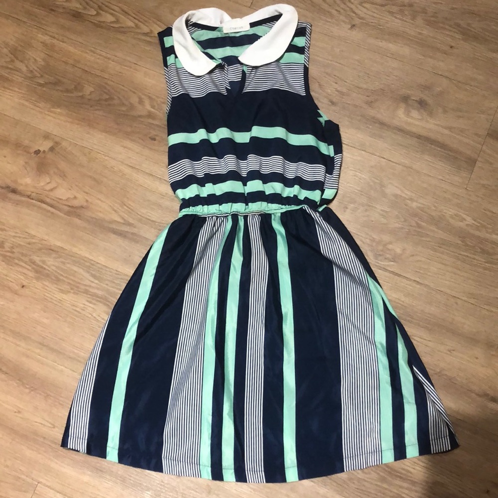 Patterned Preppy Dress